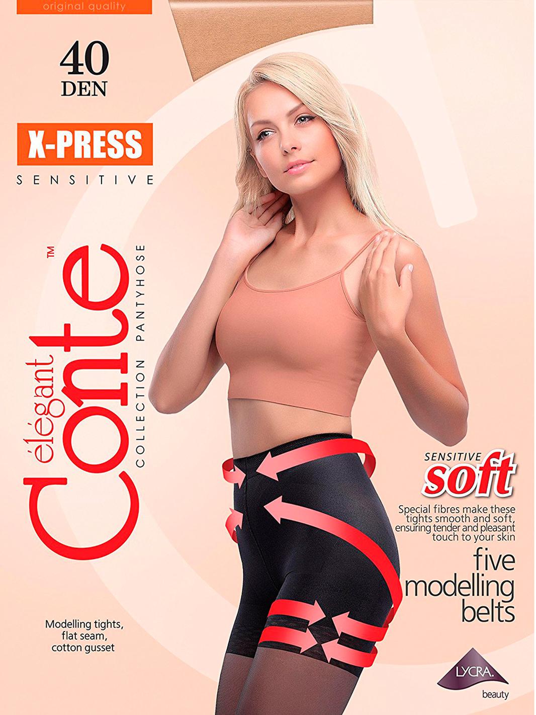 Колготки Conte Elegant, (модель X-Press 40) — Белорусский трикотаж в  интернет-магазине Mirtrik