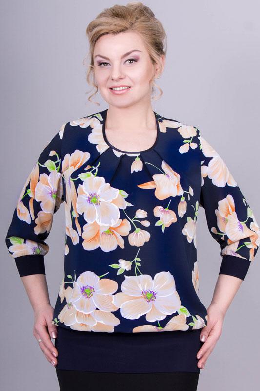 Модели блузок для женщин 60 лет