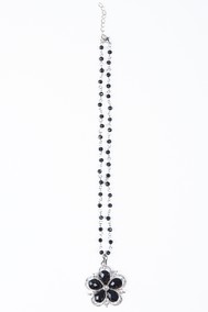 Модель Подвеска цветок 4 черный Fashion Jewelry