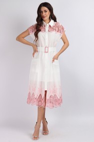 Модель 1429-3 молочный с темно-розовым шитьем МиА Мода