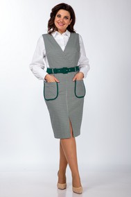 Модель 982 белый+зеленый Vilena fashion