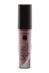 VITEX Жидкая полуматовая губная помада SATIN LIP CREAM Mauve Pink
