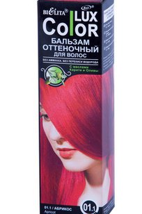 Оттеночный бальзам для волос COLOR LUX тон 01.1 абрикос