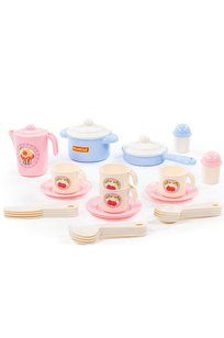Набор детской посуды Настенька на 4 персоны (V5) (28 элементов) (в сеточке)