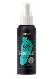 Дезодорант-спрей для ног и обуви с маслом мяты