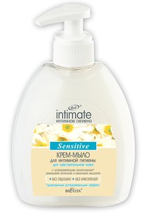 Крем-мыло для интимной гигиены для чувствительной кожи Sensitive